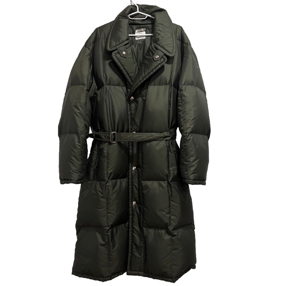 Bogner Vintage made in Western Germany green long parka Down filled size EU48 - Picture 1 of 16